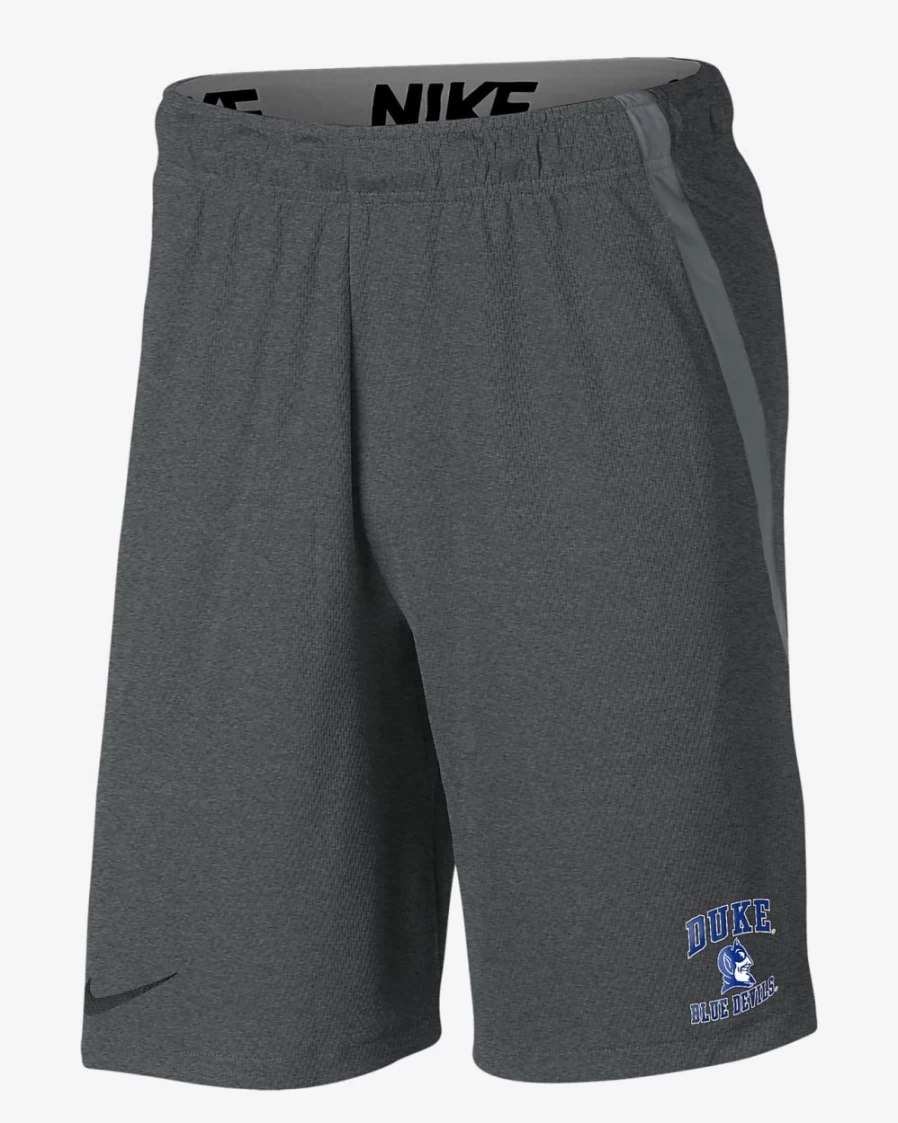 Nike Duke Men's Dark Grey Heather Basketball Shorts
