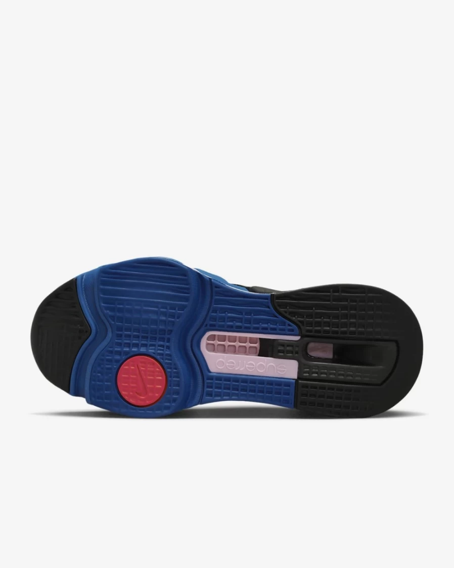 Nike Air Zoom SuperRep 3 Men's Training Shoes - Black/Old Royal/University Red/White HIIT Workout Sneakers