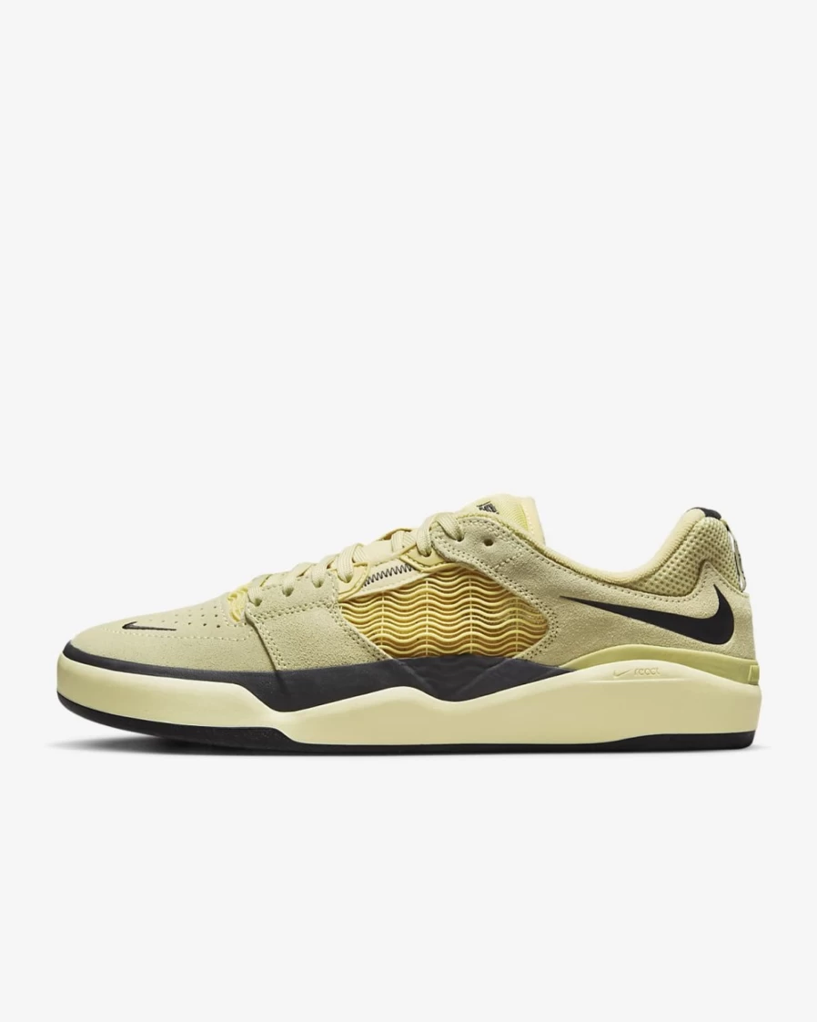 Nike SB Ishod Wair Men's Skate Shoes in Lemon Wash/Lemon Drop/Black Colorway