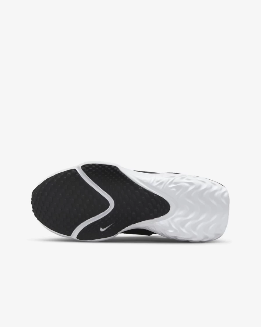 Nike Flow Big Kids' Road Running Shoes for Boys & Girls - Black/Off Noir/White/Medium Ash