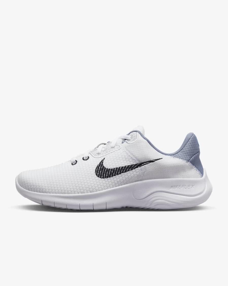 Nike Flex Experience Run 11 Next Nature Men's Running Shoes - Extra Wide - White/Ashen Slate/Black