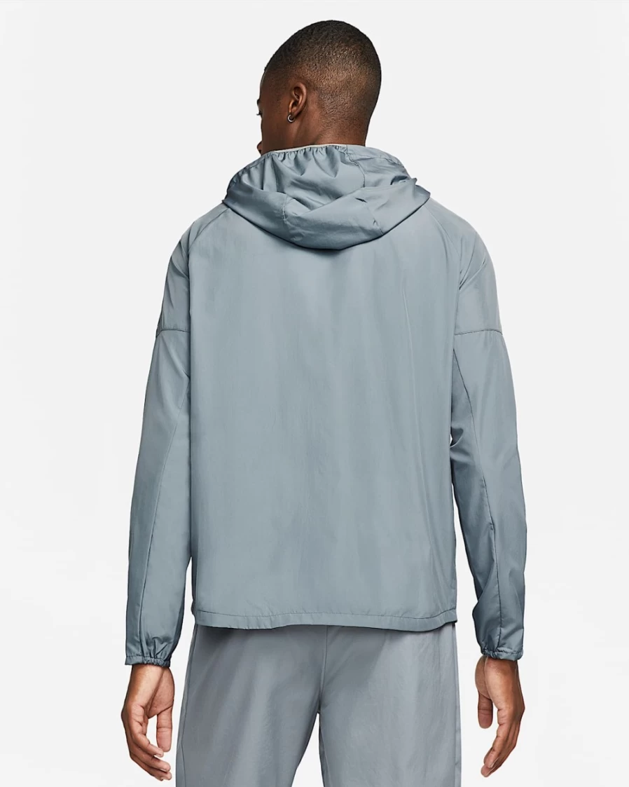 Nike Repel Miler Men's Running Jacket - Smoke Grey Water-Resistant Lightweight Windbreaker for Men