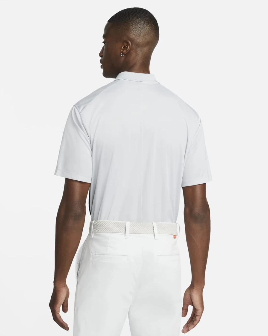 Nike Dri-FIT Victory Men's Light Smoke Grey Golf Polo Shirt - Moisture-Wicking Performance Top