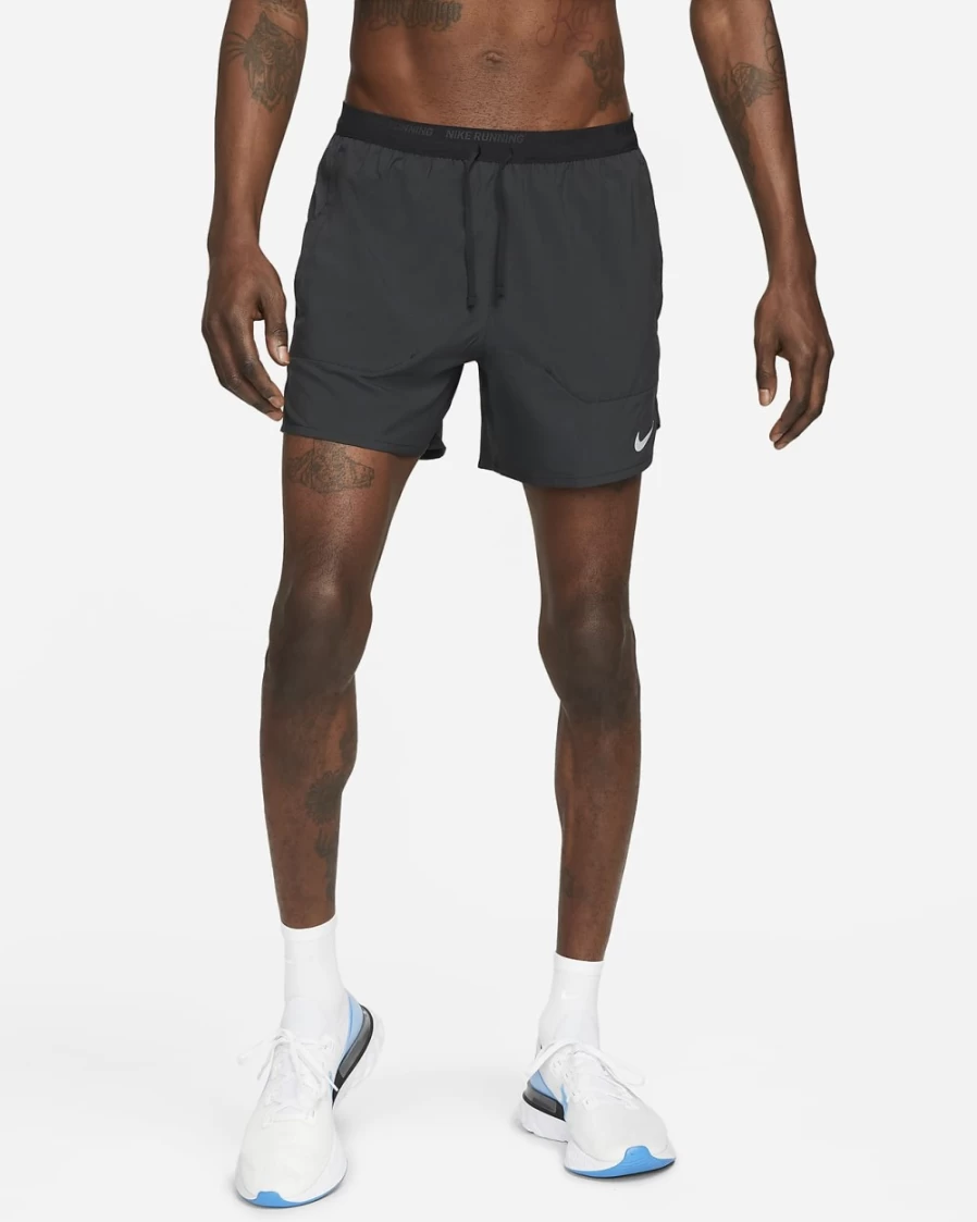 Nike Dri-FIT Stride Men's 5" Running Shorts with Liner - Black/Black