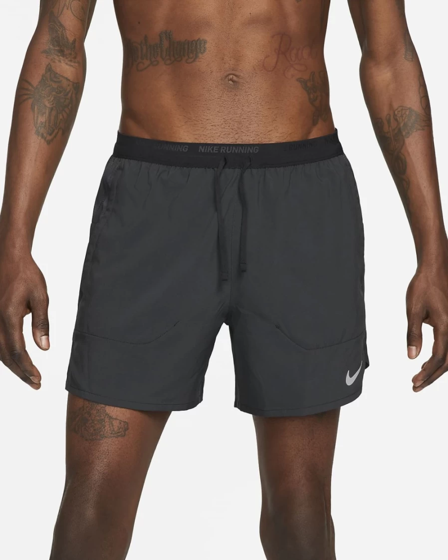 Nike Dri-FIT Stride Men's 5" Running Shorts with Liner - Black/Black