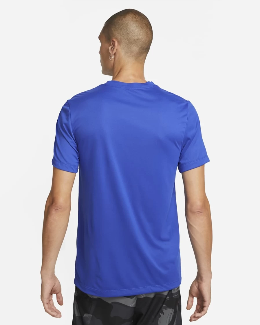Nike Dri-FIT Legend Men's Training T-Shirt - Game Royal/Black - Moisture-Wicking Workout Top