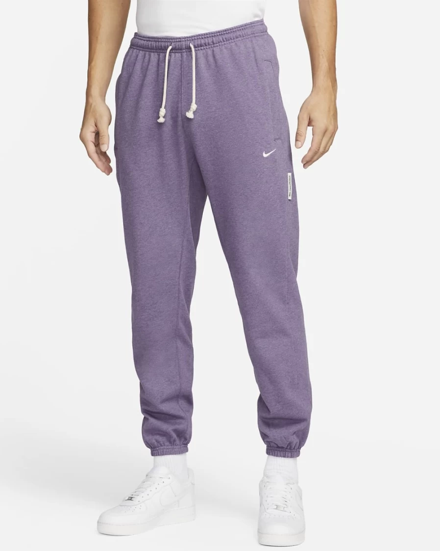 Nike Dri-FIT Standard Issue Men's Basketball Pants - Canyon Purple/Heather/Pale Ivory