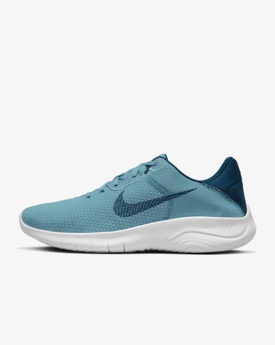 Nike Flex Experience Run 11 Next Nature Men's Road Running Shoes - Cerulean/Peach Cream/White/Valerian Blue