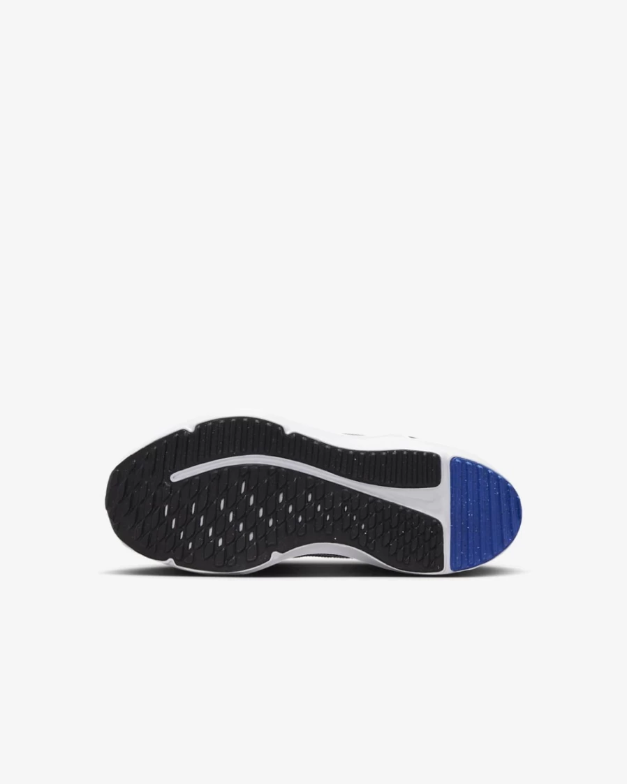 Nike Downshifter 12 Kids' Running Shoes - Black/Racer Blue/Laser Orange/White for Boys & Girls