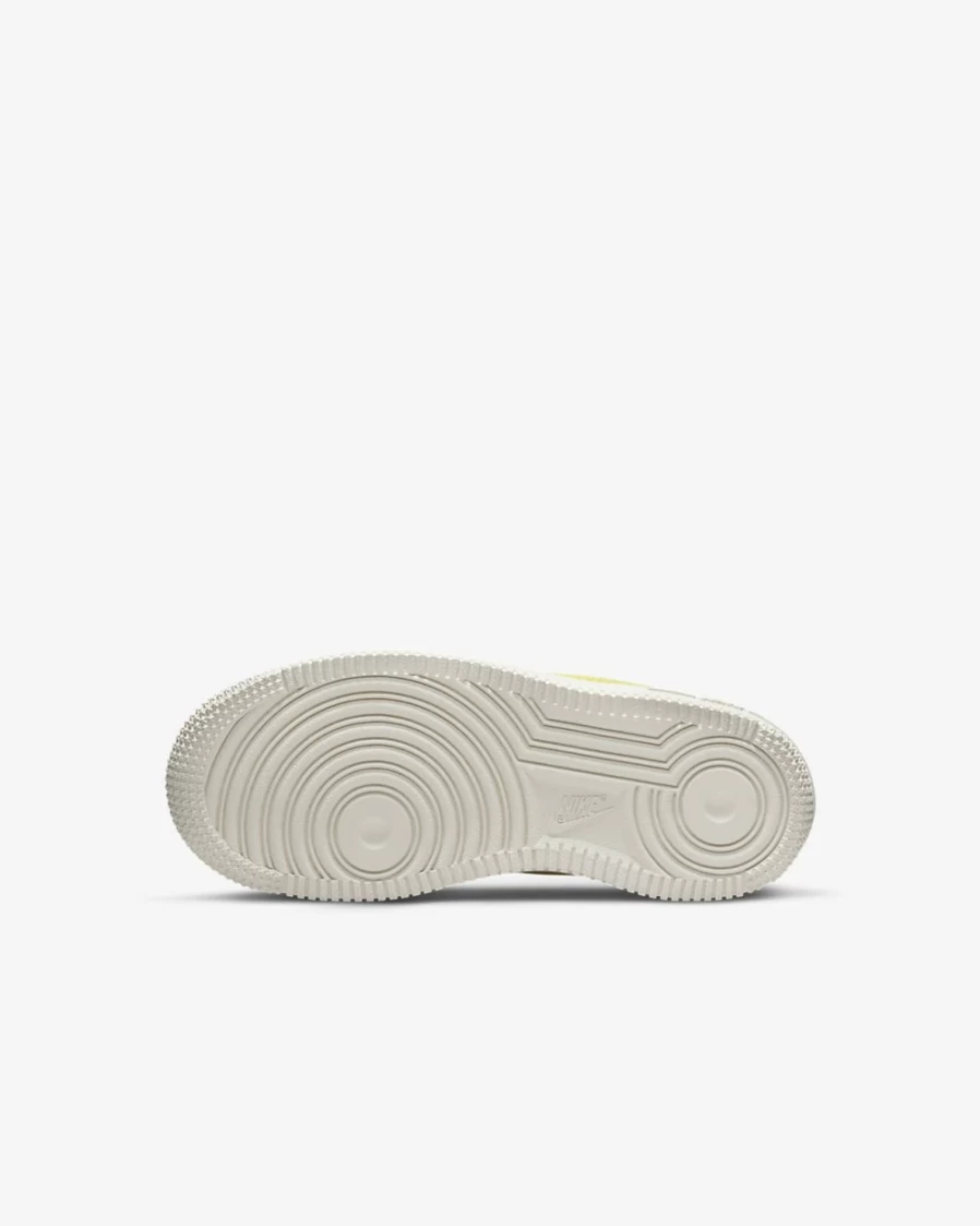 Nike Air Force 1 LV8 Kids' Shoes - White/Phantom/Pearl White/Yellow Strike - Unisex Boys & Girls Sneakers