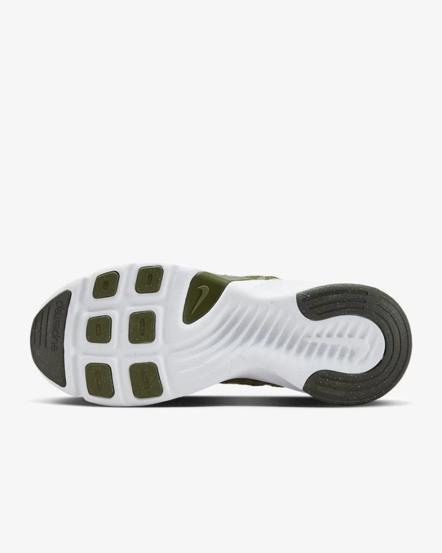 Nike SuperRep Go 3 Next Nature Flyknit Men's Training Shoes - Rough Green/Alligator/White/Light Bone