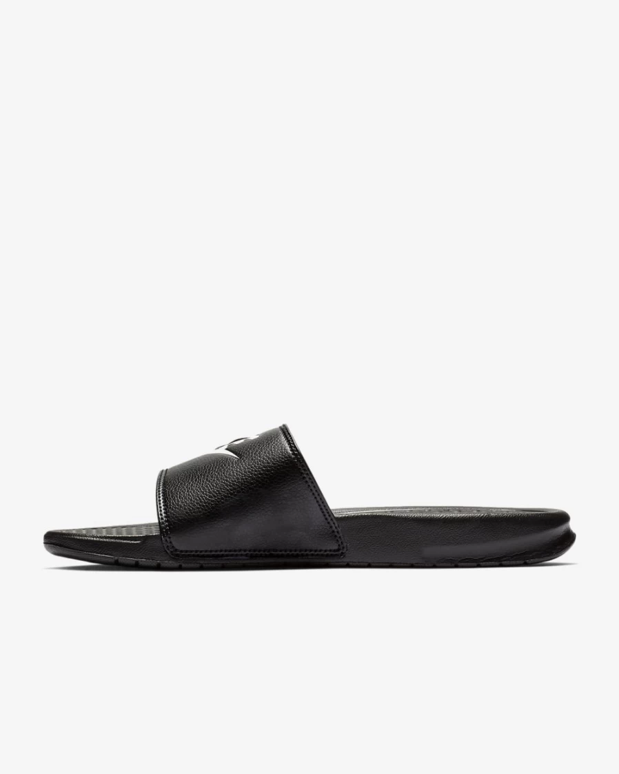 Nike Benassi JDI Men's Slides - Black/White Athletic Sandals for Men