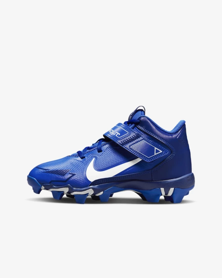 Nike Force Trout 8 Keystone Big Kids' Baseball Cleats for Boys & Girls - Hyper Royal/Deep Royal Blue/University Blue/White