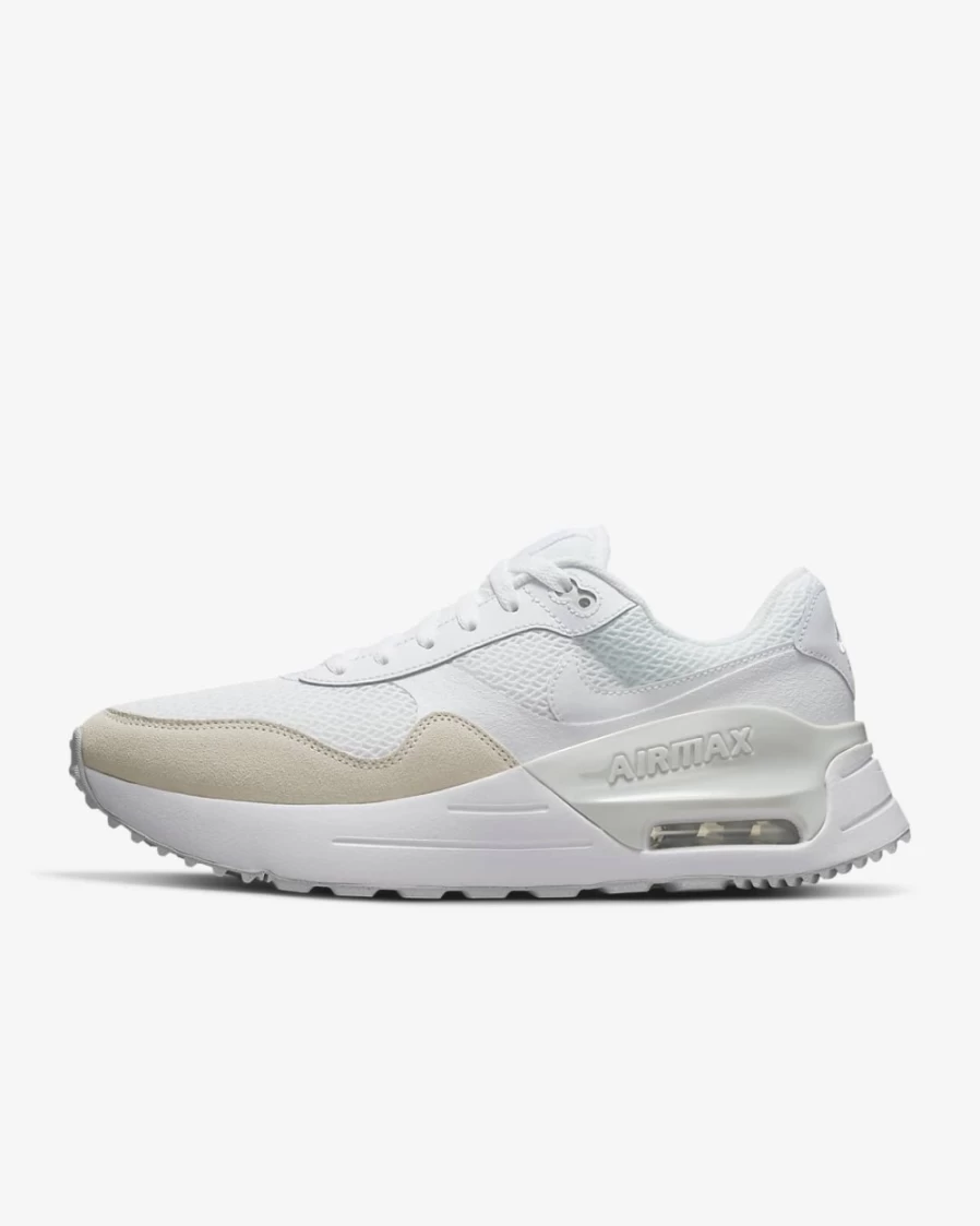 Nike Air Max SYSTM Men's Running Shoes - White/Pure Platinum/White