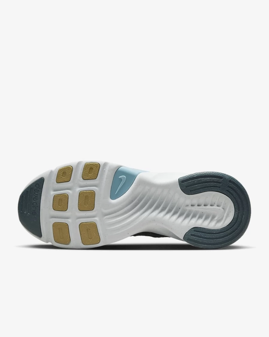 Nike SuperRep Go 3 Next Nature Flyknit Men's Training Shoes - Wolf Grey/Cool Grey/Armory Navy/Arctic Orange