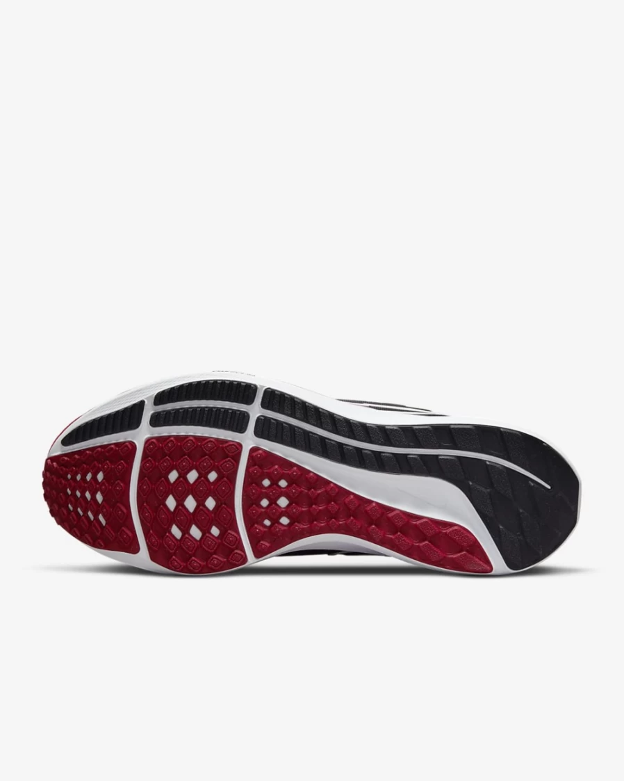 Nike Pegasus 39 Bowerman Track Club Men's Road Running Shoes - Black/Gym Red/White for Training & Racing