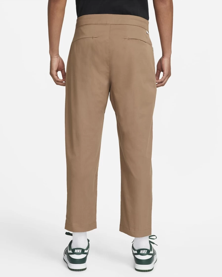 Nike Men's Cropped Pants - Sportswear Style Essentials in Archaeo Brown/Sail/Ice Silver