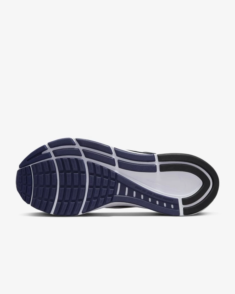 Nike Structure 24 Men's Road Running Shoes - Midnight Navy/Black/White for Enhanced Support & Cushioning