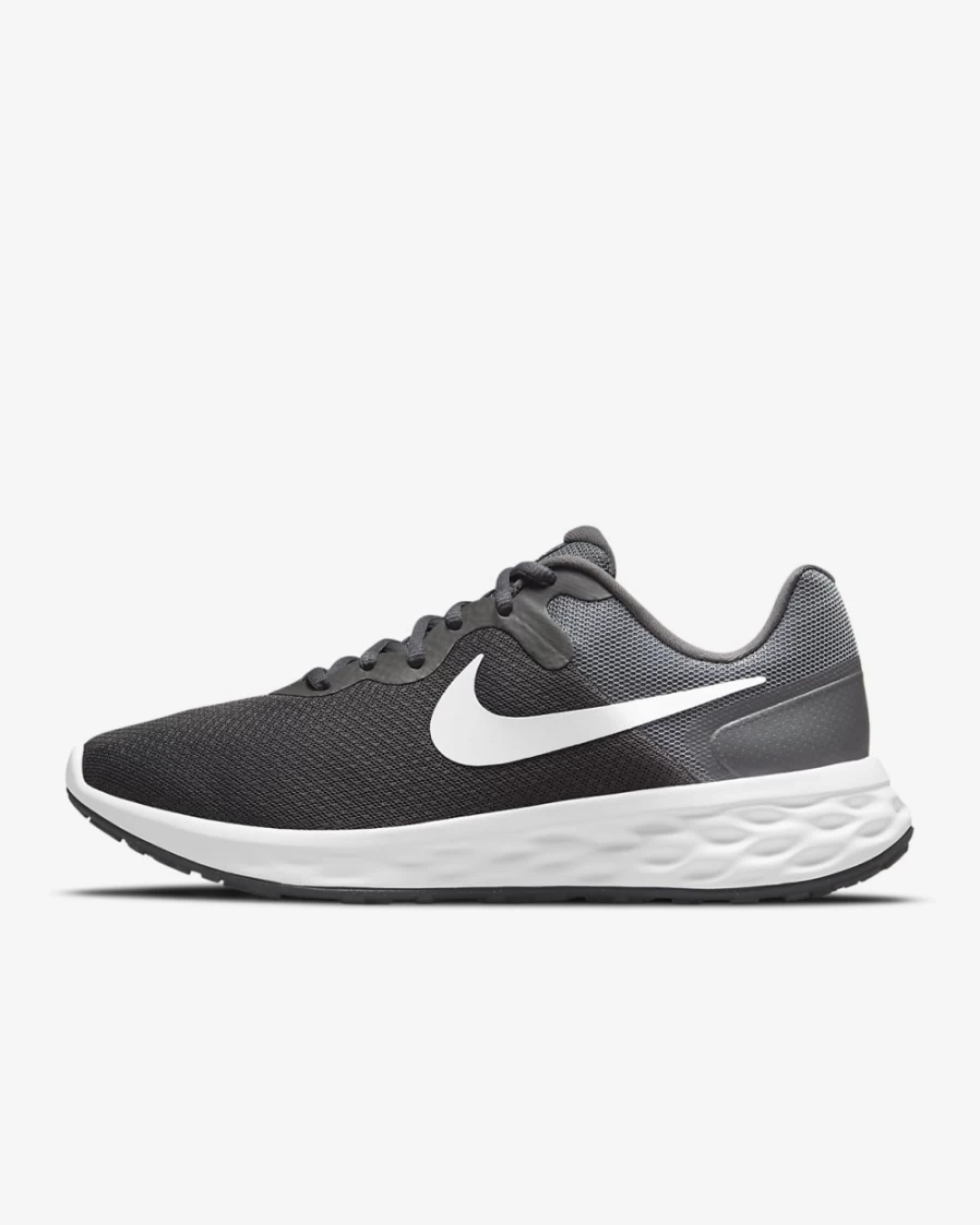 Nike Revolution 6 Next Nature Men's Road Running Shoes - Iron Grey/Smoke Grey/Black/White