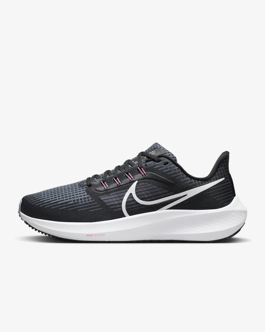 Nike Pegasus 39 Men's Road Running Shoes - Black/Ashen Slate/Cobalt Bliss/White