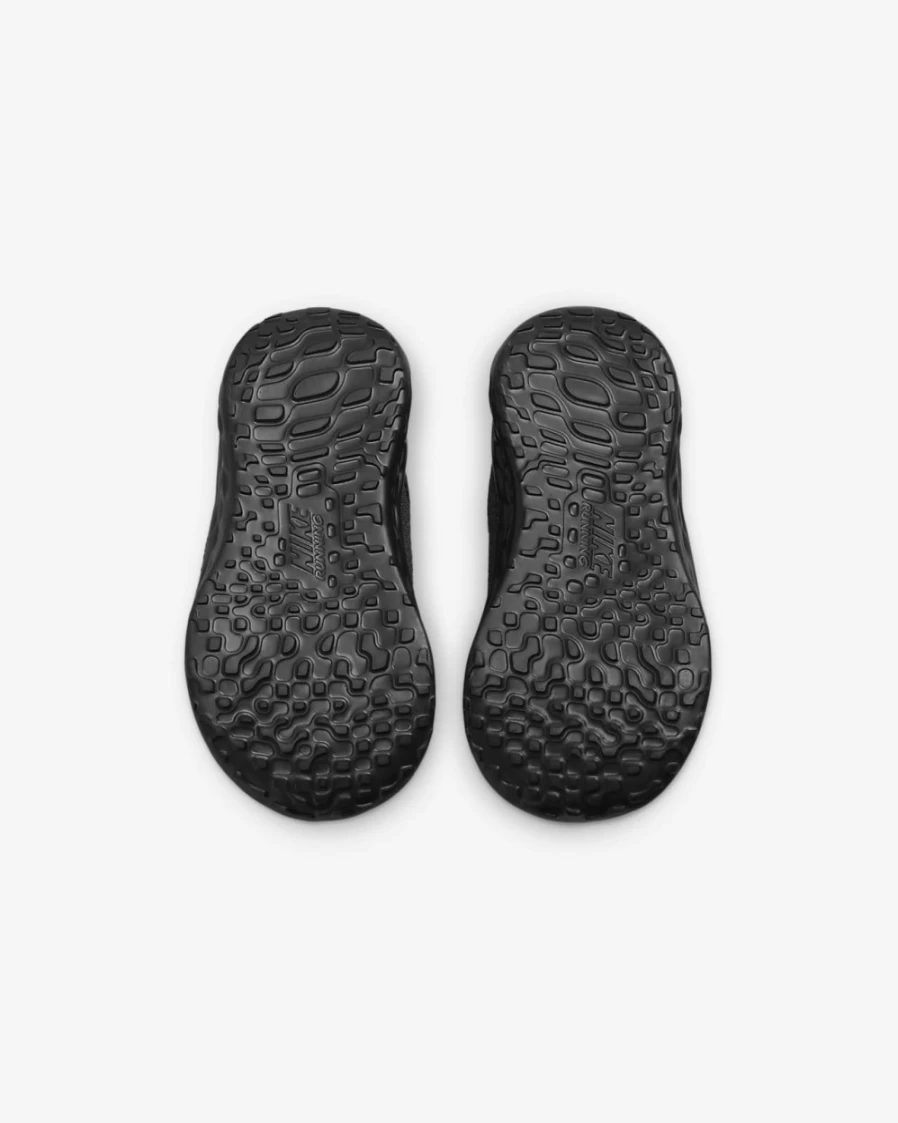 Nike Revolution 6 Baby Toddler Shoes for Boys & Girls - Black/Dark Smoke Grey/Black