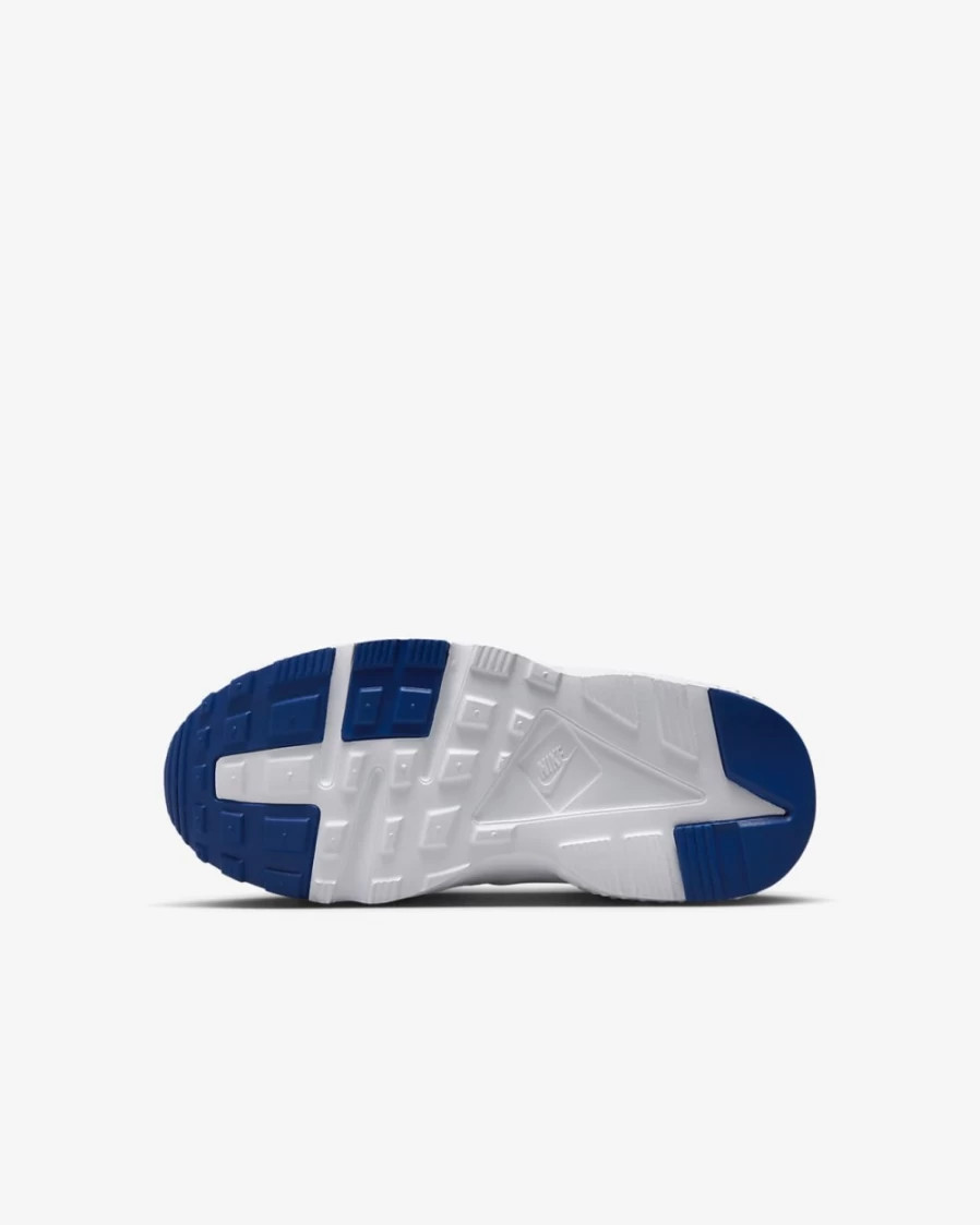 Nike Huarache Run Little Kids' Sneakers in Pearl Pink/Citron Tint/White/Cobalt Bliss for Boys and Girls