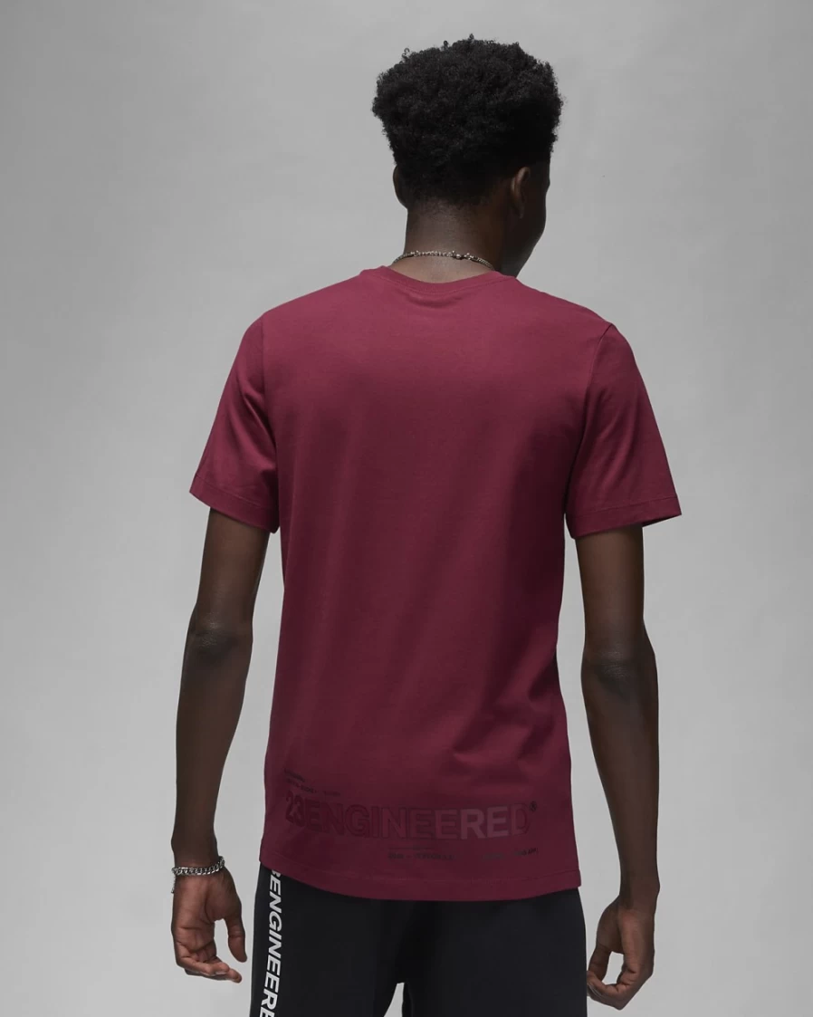 Nike Jordan 23 Engineered Men's T-Shirt - Cherrywood Red/Black/Black