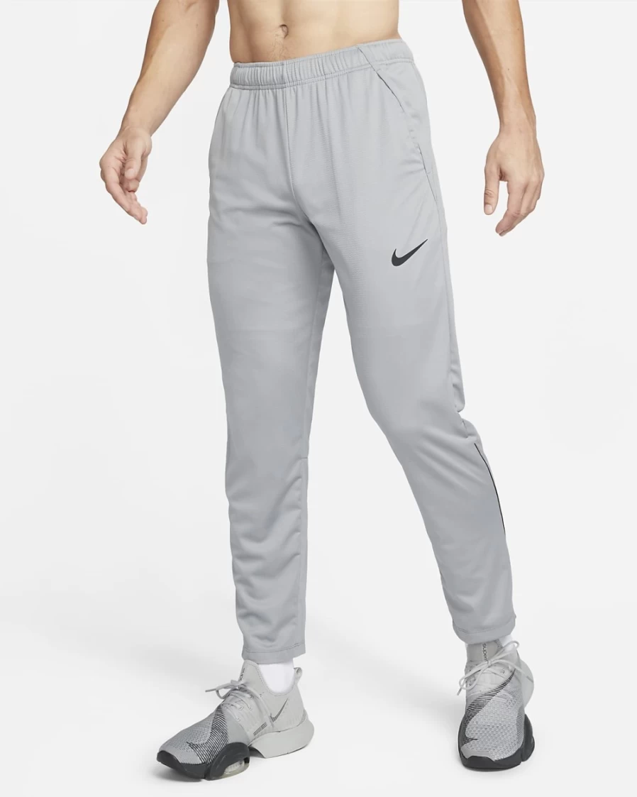 Nike Dri-FIT Epic Men's Training Pants - Particle Grey/Black/Black Knit Workout Trousers