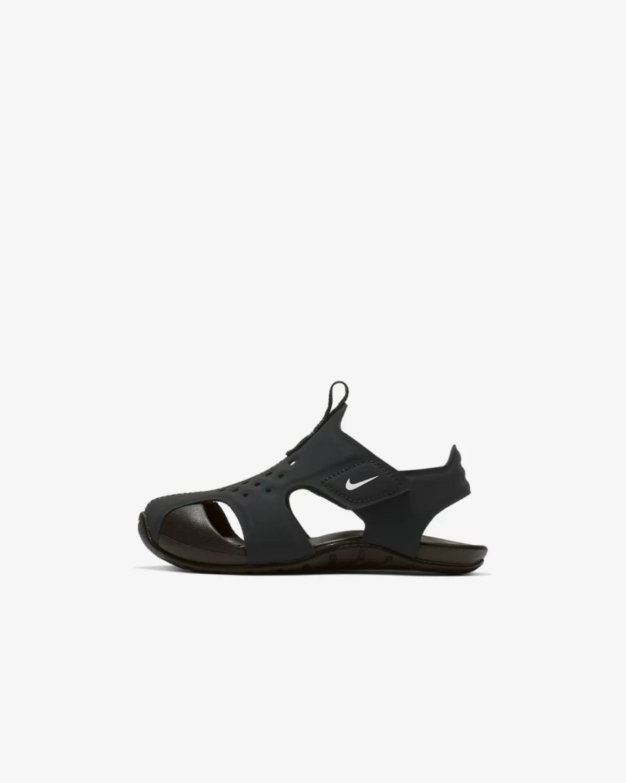 Nike Sunray Protect 2 Baby Toddler Sandals for Boys & Girls - Black/White