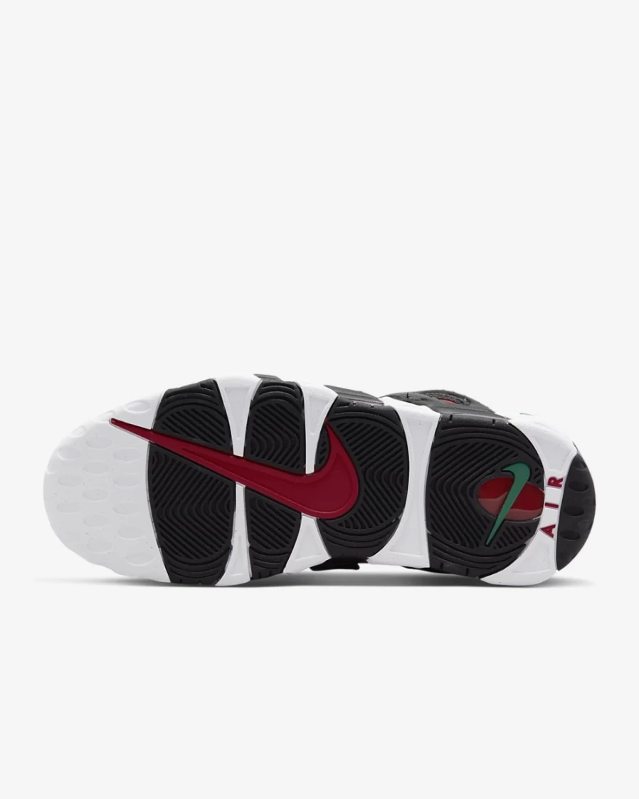 Nike Air More Uptempo '96 Men's Basketball Shoes - Lobster/White/Green Noise/Black Colorway