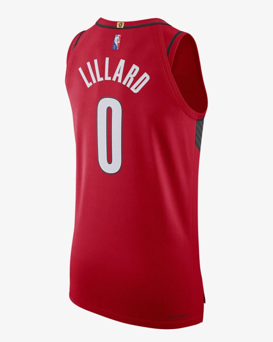 Nike Jordan Dri-FIT ADV NBA Authentic Jersey - Portland Trail Blazers Statement Edition, University Red, Men's Basketball Jersey