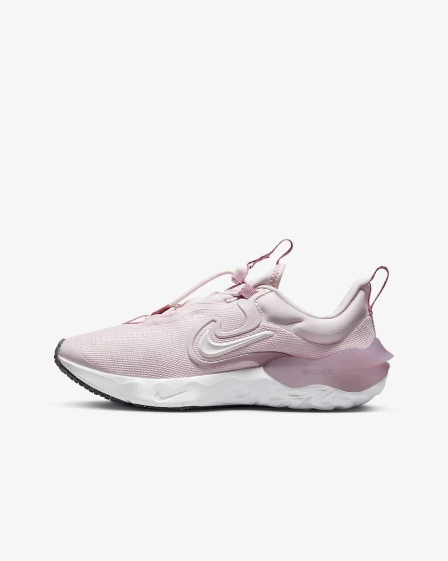 Nike Run Flow Big Kids' Running Shoes for Boys & Girls - Pink Foam/Elemental Pink/White