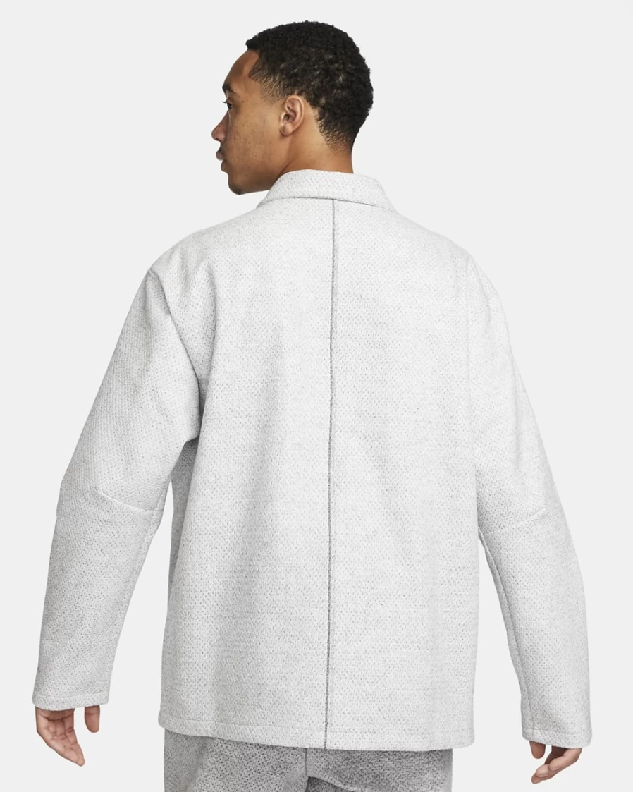 Nike Therma-FIT ADV Men's Light Smoke Grey Workout Jacket - Heather & Anthracite Athletic Coat