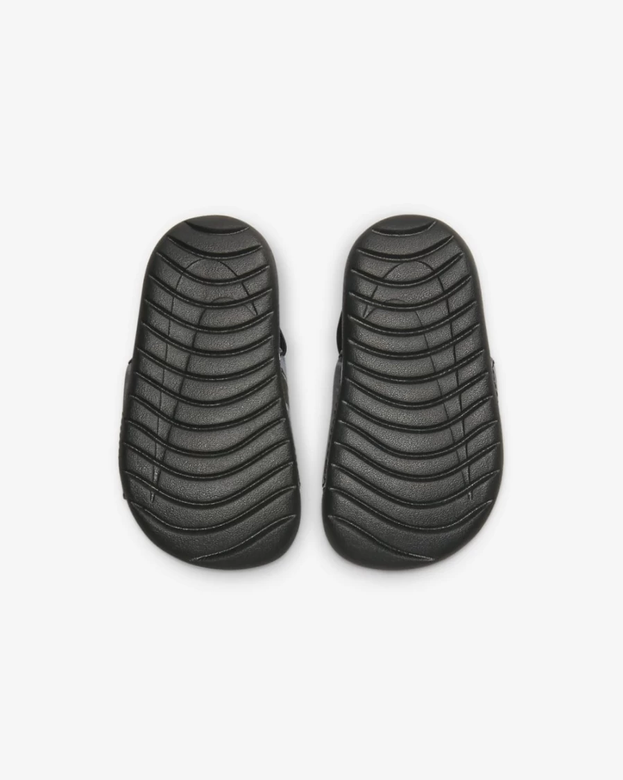 Nike Kawa SE Toddler Slides for Boys & Girls - Black/Black/Pure Platinum Comfortable Sandals