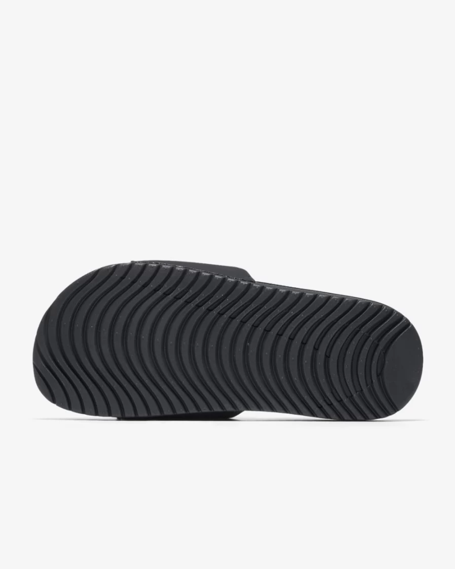 Nike Kawa Little/Big Kids' Slides for Boys & Girls - Black/Metallic Gold Sport Sandals