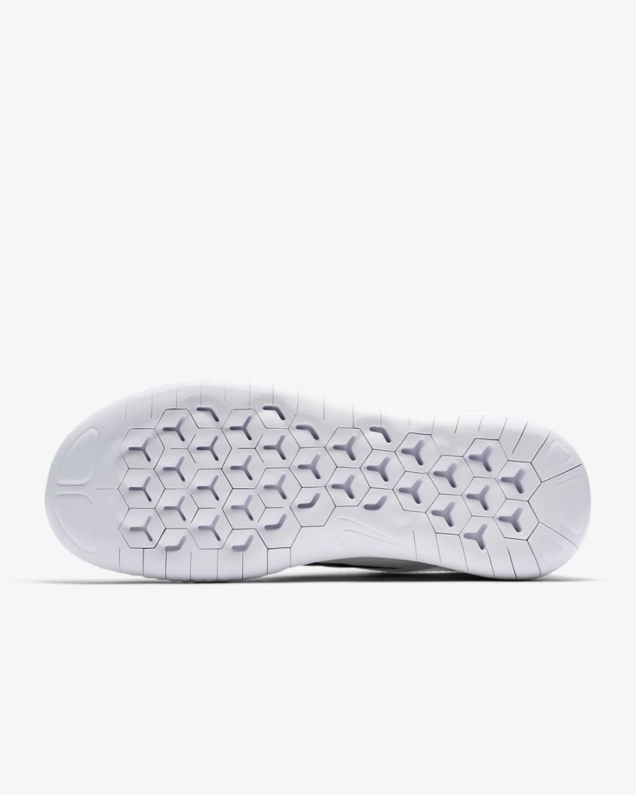 Nike Free Run 2018 Men's White Black Road Running Shoes