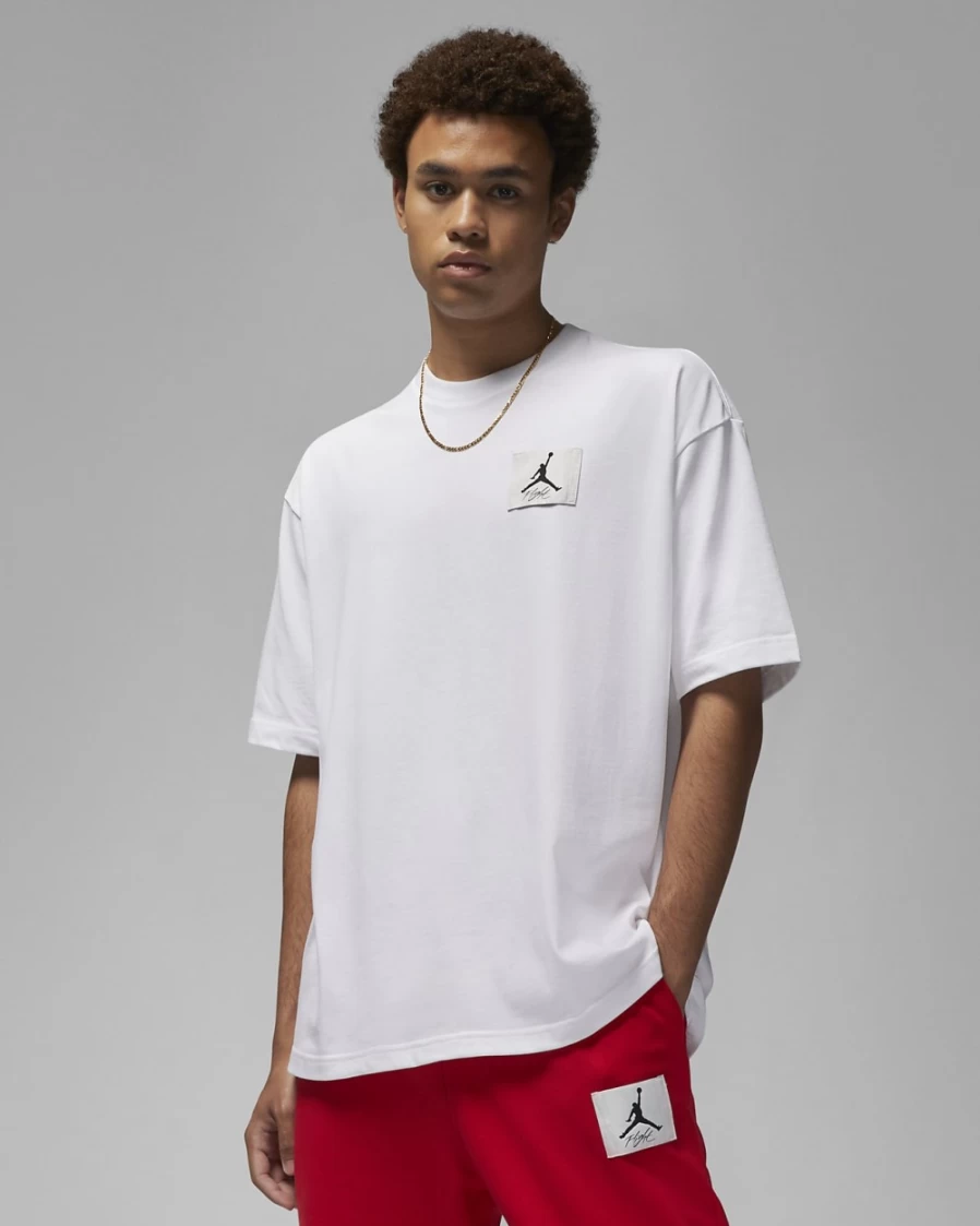 Nike Jordan Flight Essentials Men's Oversized White T-Shirt
