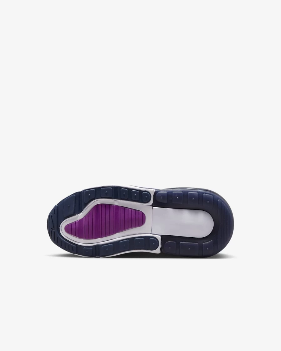 Nike Air Max 270 Extreme Little Kids' Shoes for Boys & Girls - Violet Frost/Midnight Navy/Vivid Purple/Metallic Silver