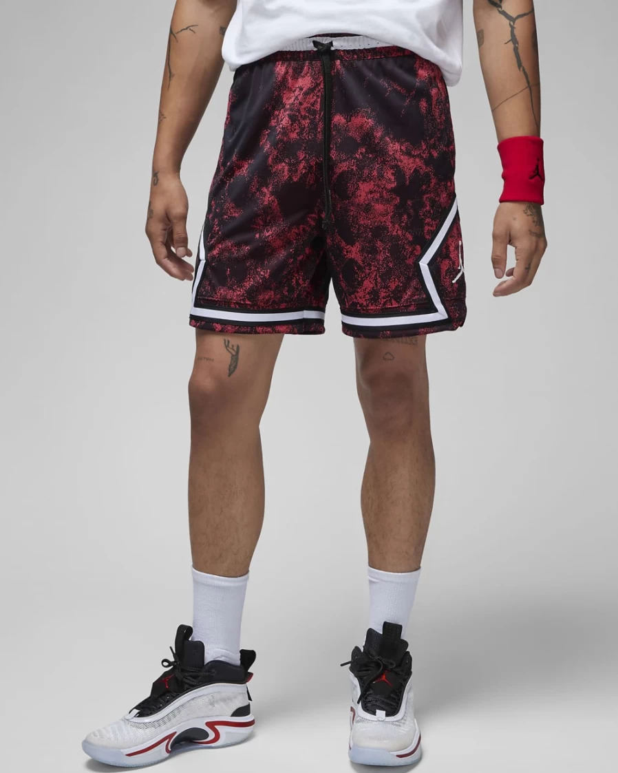 Nike Jordan Dri-FIT Sport Men's Gym Red/Black Basketball Shorts