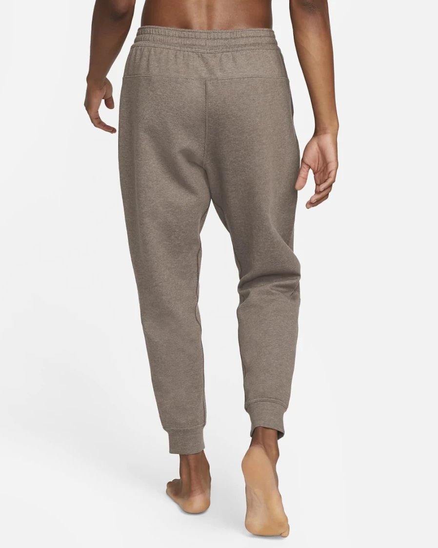 Nike Men's Dri-FIT Yoga Fleece Pants - Ironstone/Pure Color for Comfort & Performance