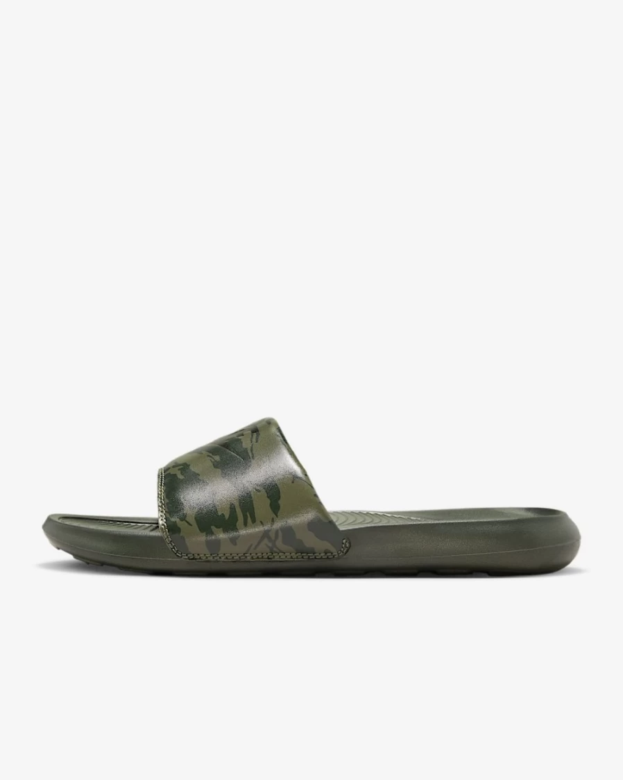 Nike Victori One Men's Slides - Medium Olive/Sequoia/Black Printed Sandals for Men
