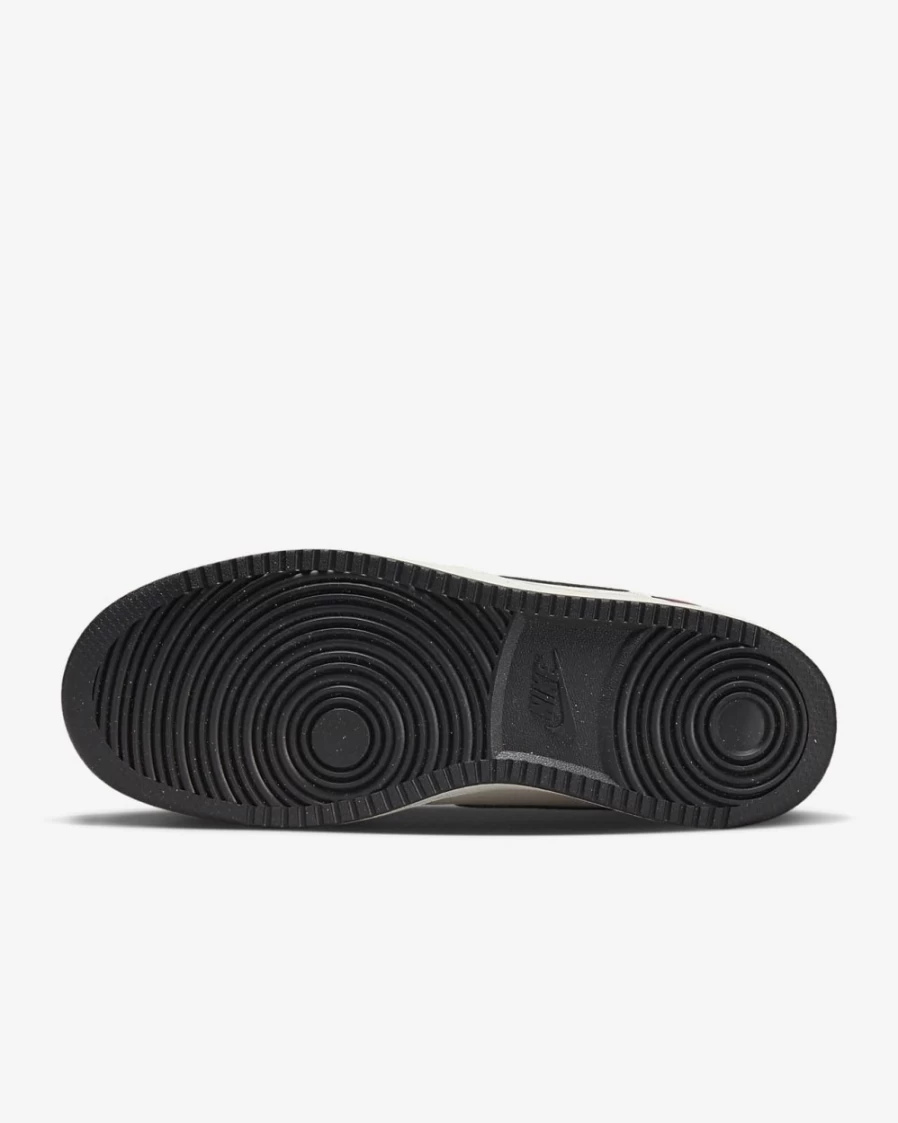 Nike Court Vision Mid Next Nature Men's Basketball Shoes - Dark Beetroot/Sail/Black