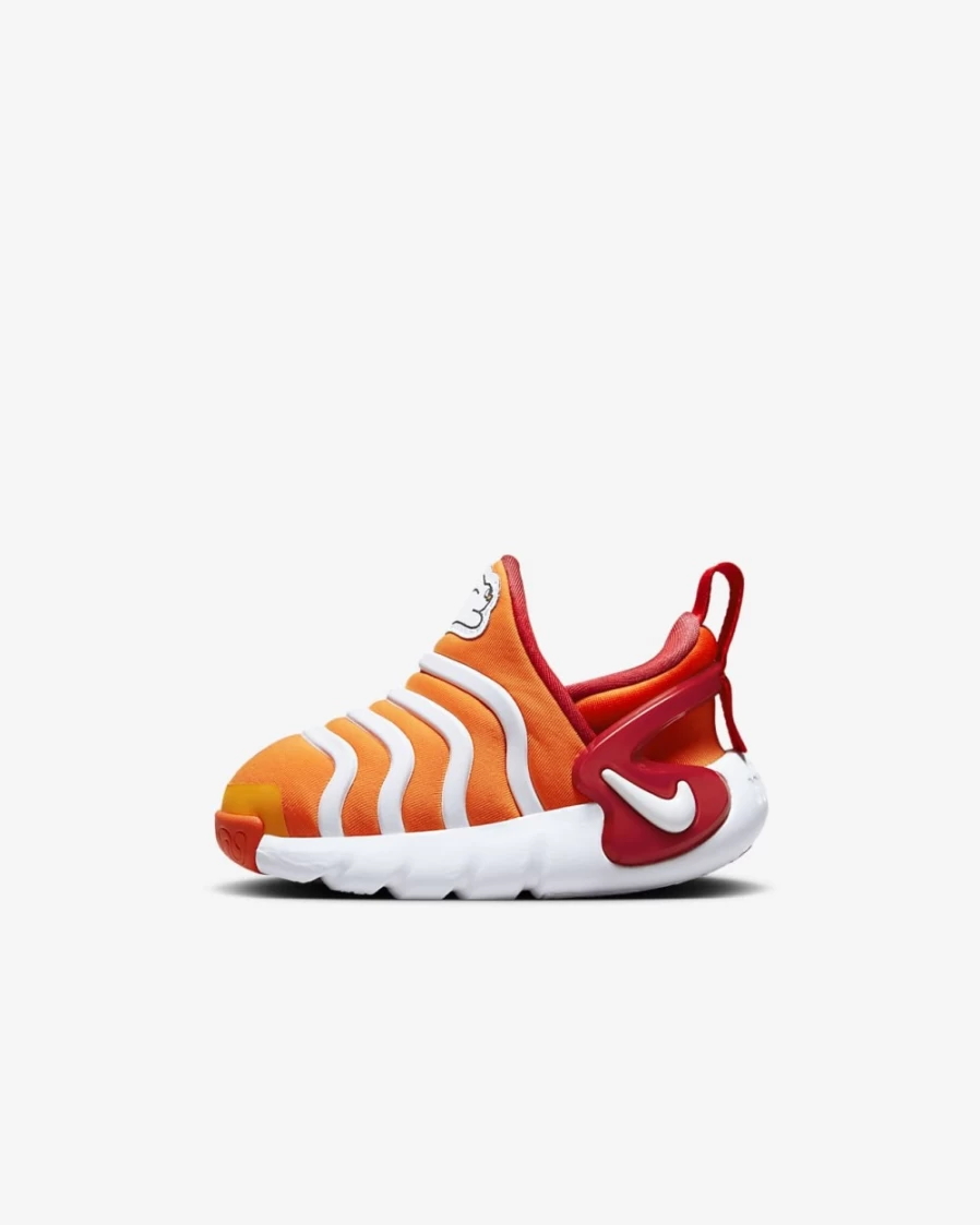 Nike Dynamo Go SE Easy On/Off Toddler Shoes for Boys & Girls - Safety Orange/White