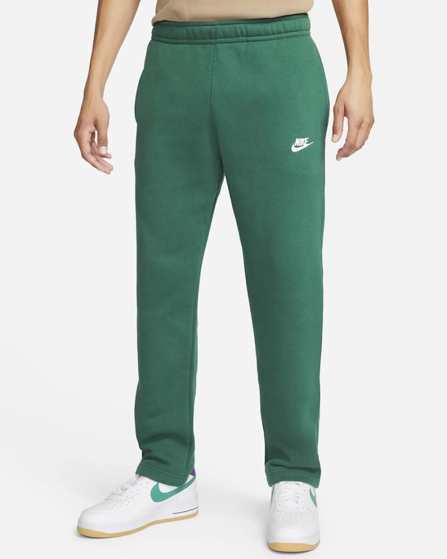 Nike Men's Sportswear Club Fleece Pants - Gorge Green & White