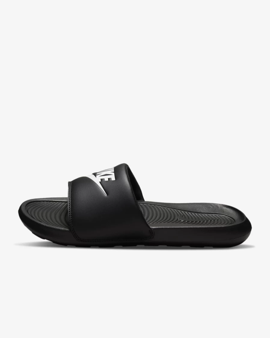 Nike Victori One Men's Slides - Black/White Comfortable Athletic Sandals for Men
