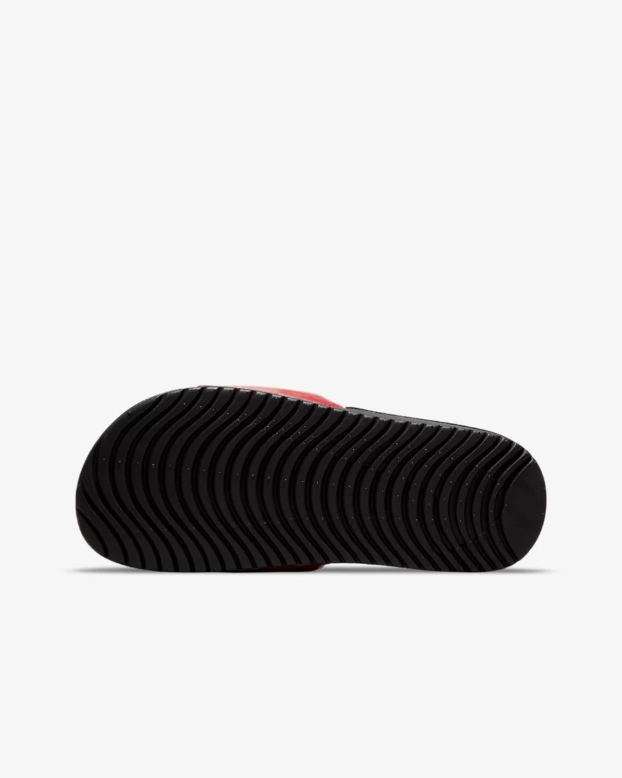 Nike Kawa Kids' Slides - University Red/Black/White - Comfortable Sandals for Boys and Girls
