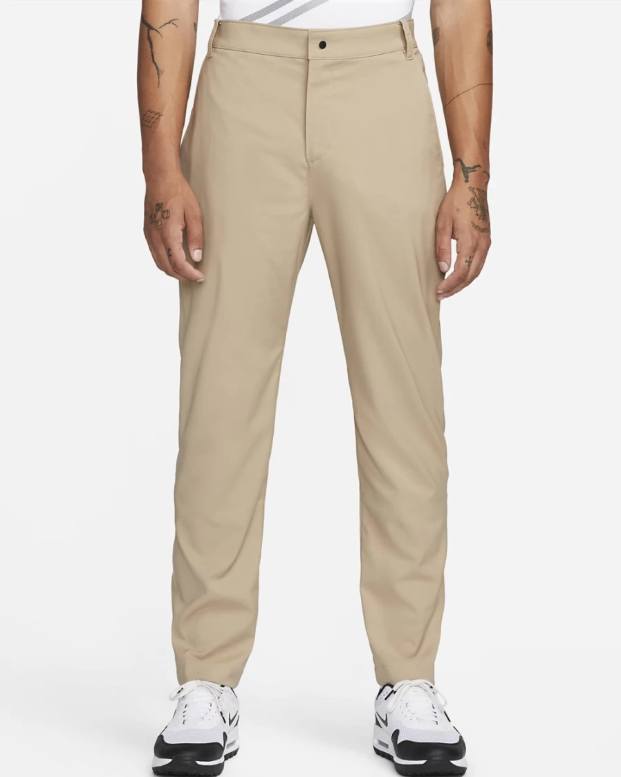 Nike Dri-FIT Victory Men's Golf Pants - Khaki/Black, Moisture-Wicking, Comfortable & Lightweight for Men