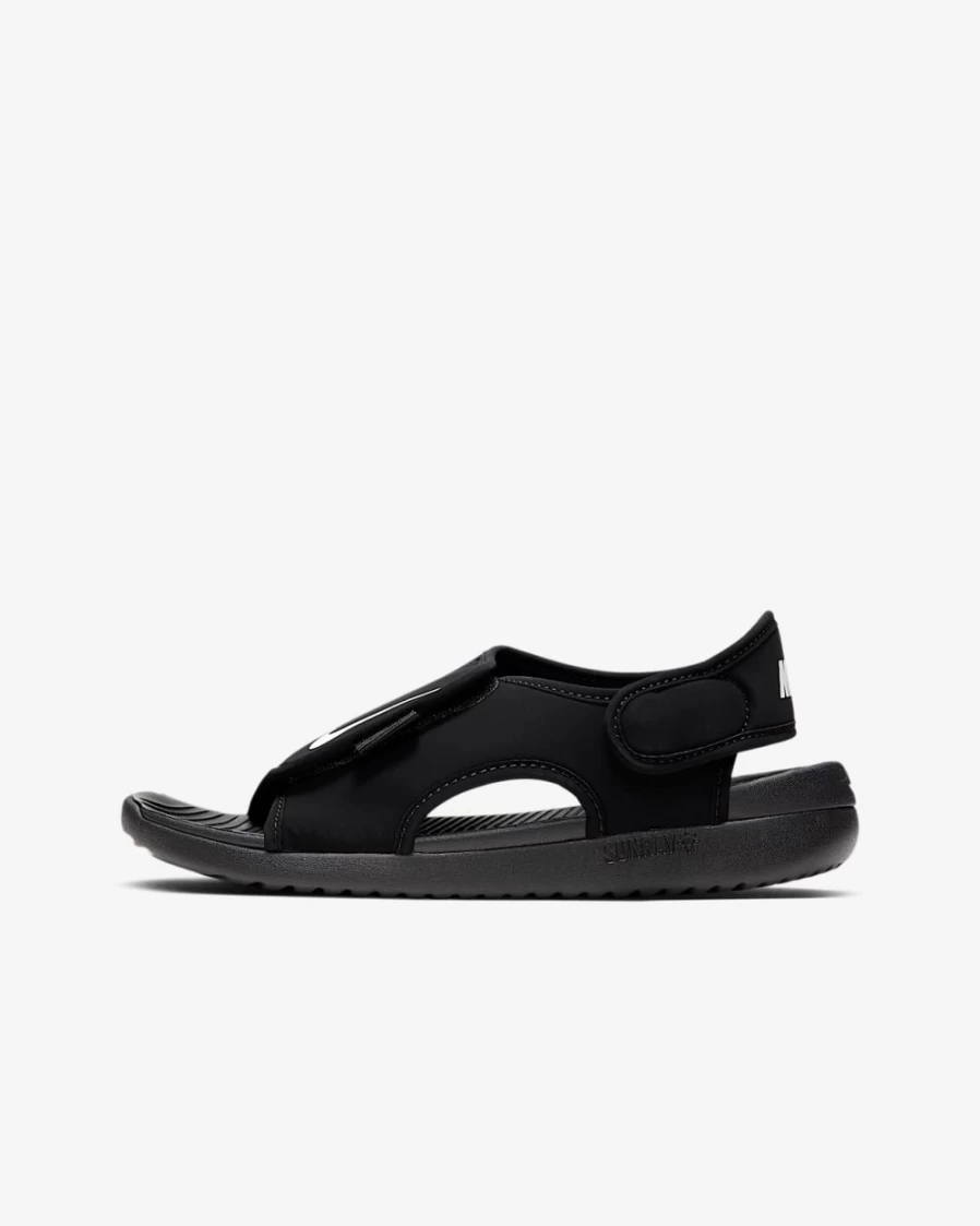 Nike Sunray Adjust 5 V2 Kids' Sandals - Black/White for Boys and Girls