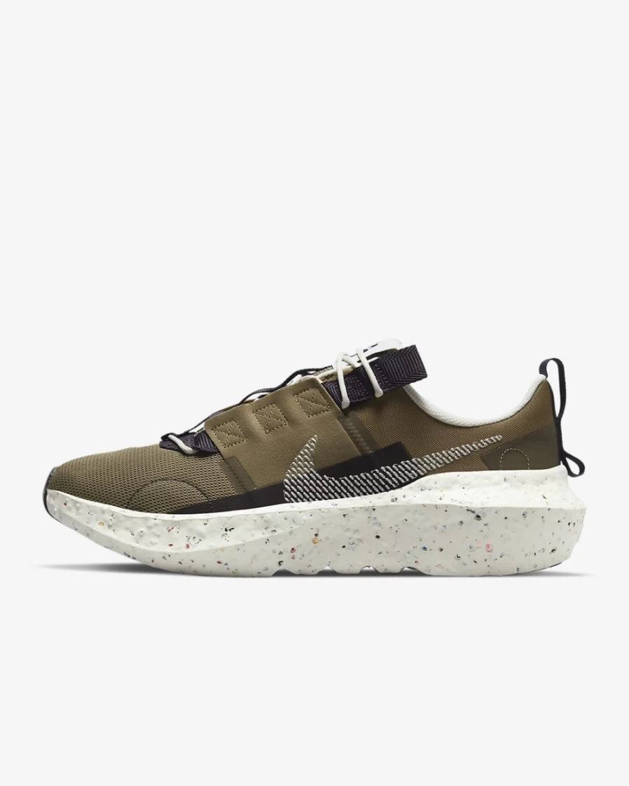 Nike Crater Impact Men's Running Shoes - Brown Kelp/Cave Purple/Barely Volt/Sail Colorway