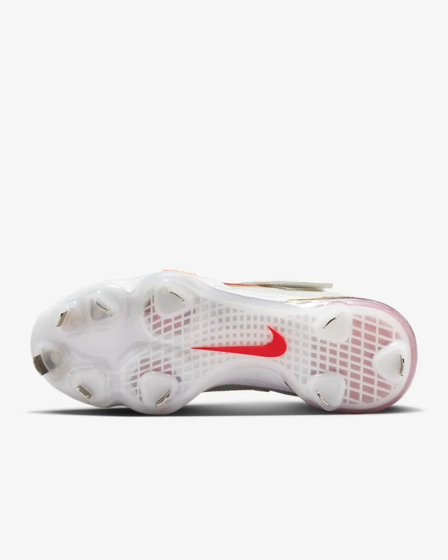 Nike Zoom Force Trout 8 Elite Metal Baseball Cleats for Men - Summit White/Black/Crimson